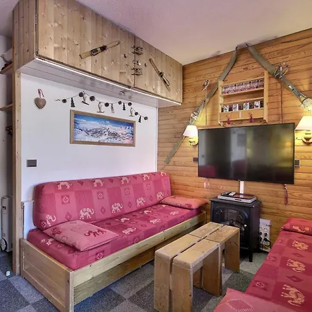 Avec Balcon A Belle Plagne, 4 Pers - Fr-1-455-289 Апартаменты *