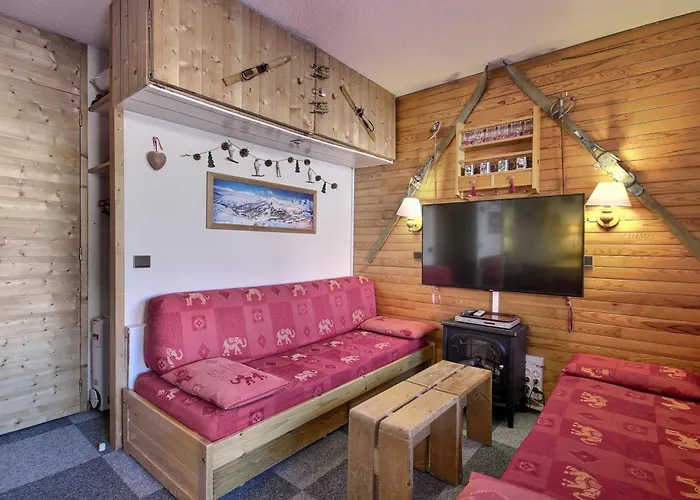 Avec Balcon A Belle Plagne, 4 Pers - Fr-1-455-289 Апартаменты *